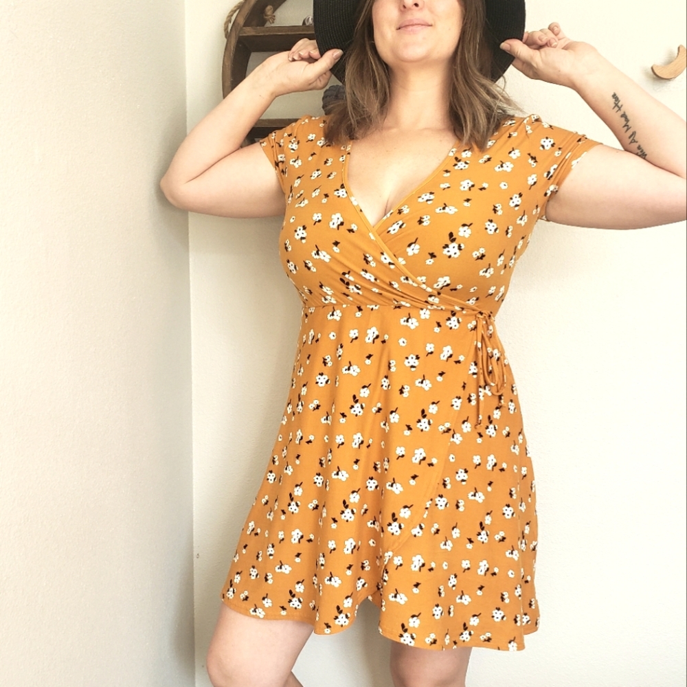 Derek Heart Floral Dress
